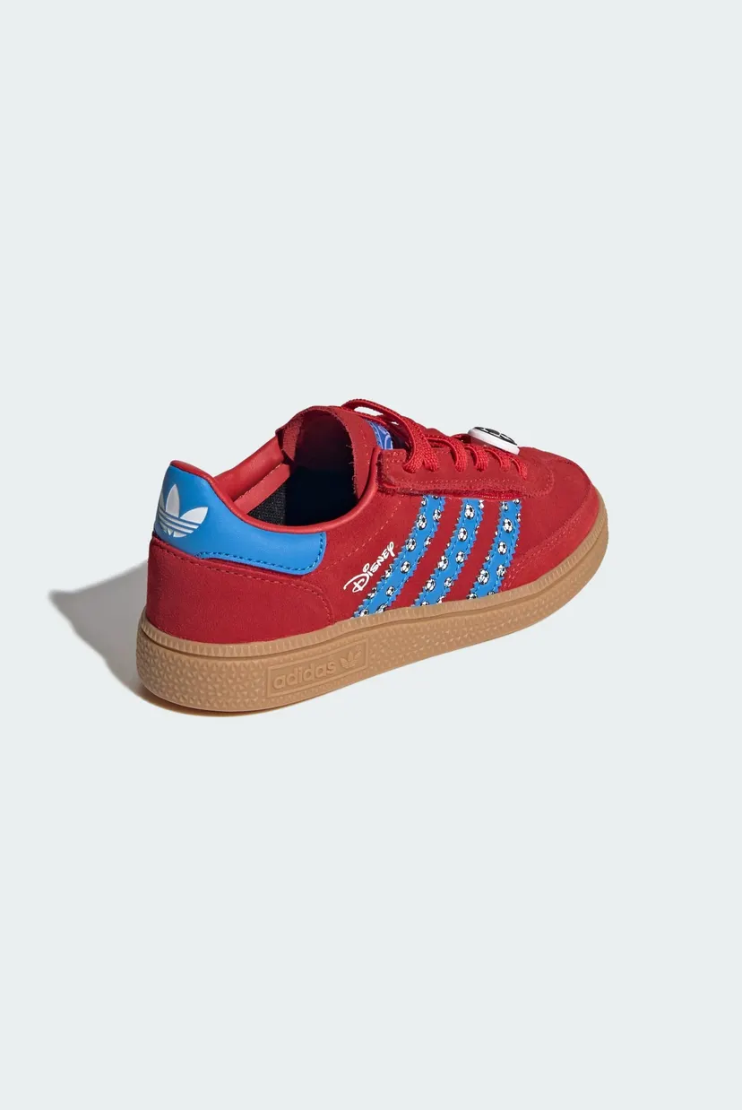 Дитячі червоні замшеві снікерси ADIDAS DISNEY HANDBALL SPEZIAL COMFORT CLOSURE ELASTIC LACE 5
