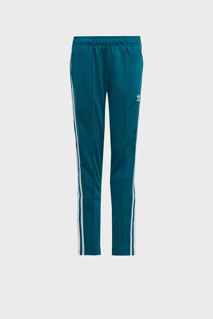 Дитячі бірюзові спортивні штани Adicolor SST Open Hem Slim Track Kids 6