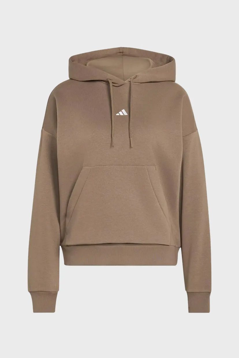 Женское коричневое худи Essentials Small Logo Feel Cozy 6