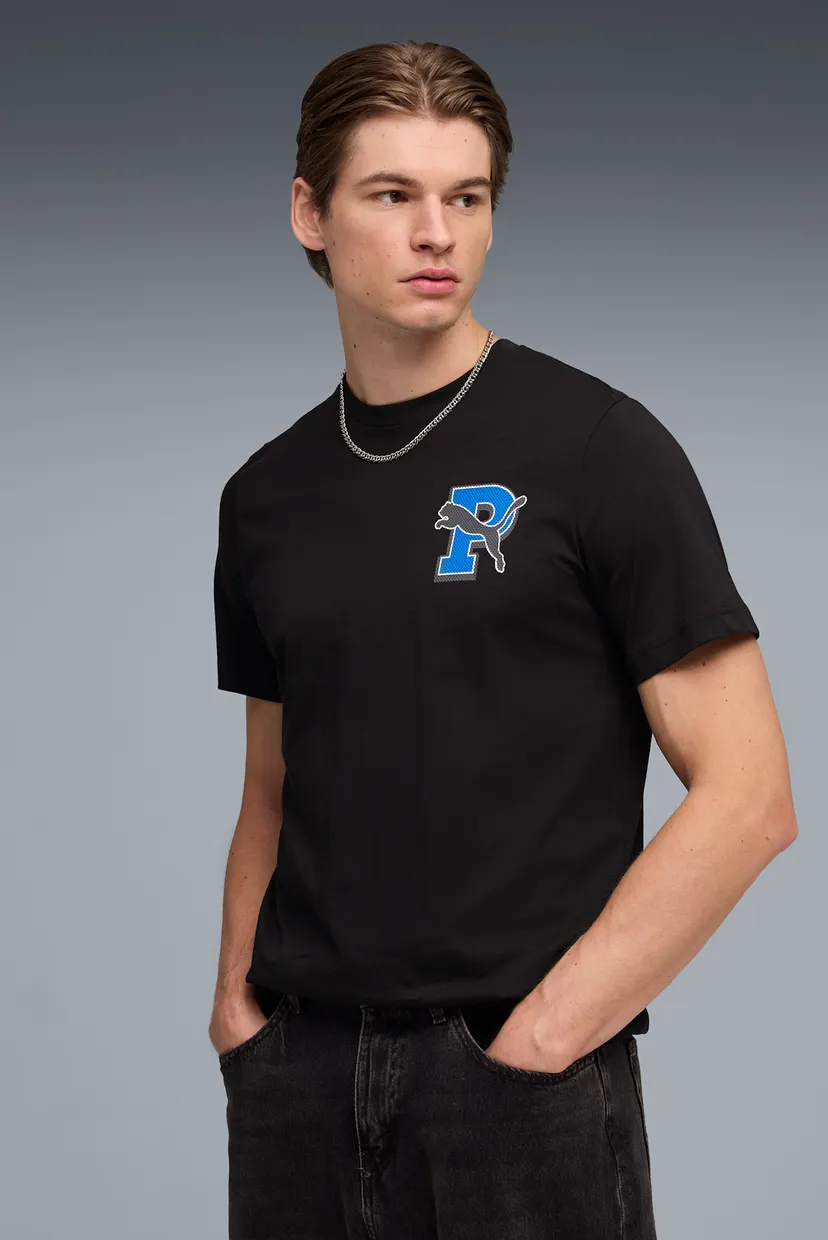 Чоловіча чорна футболка Graphic Varsity Tee Men 3