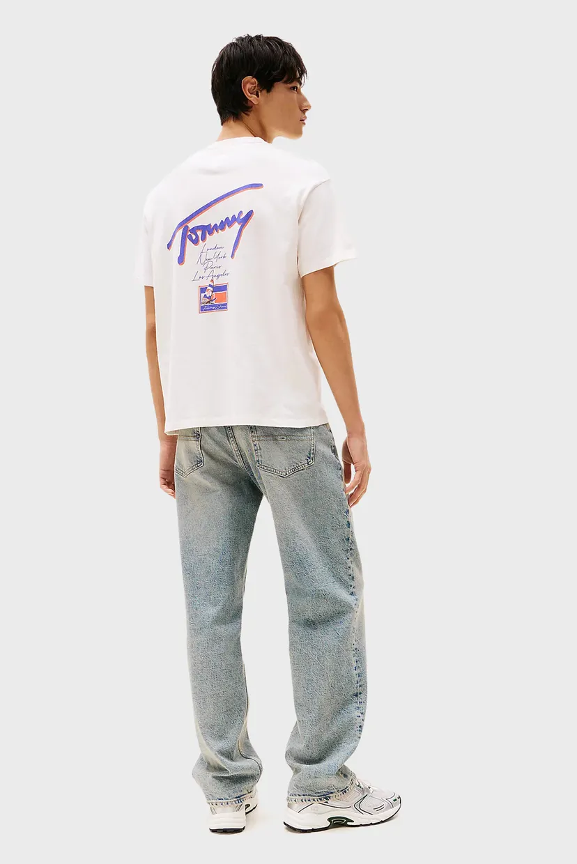 Мужская белая футболка GRAPHIC TEE 4