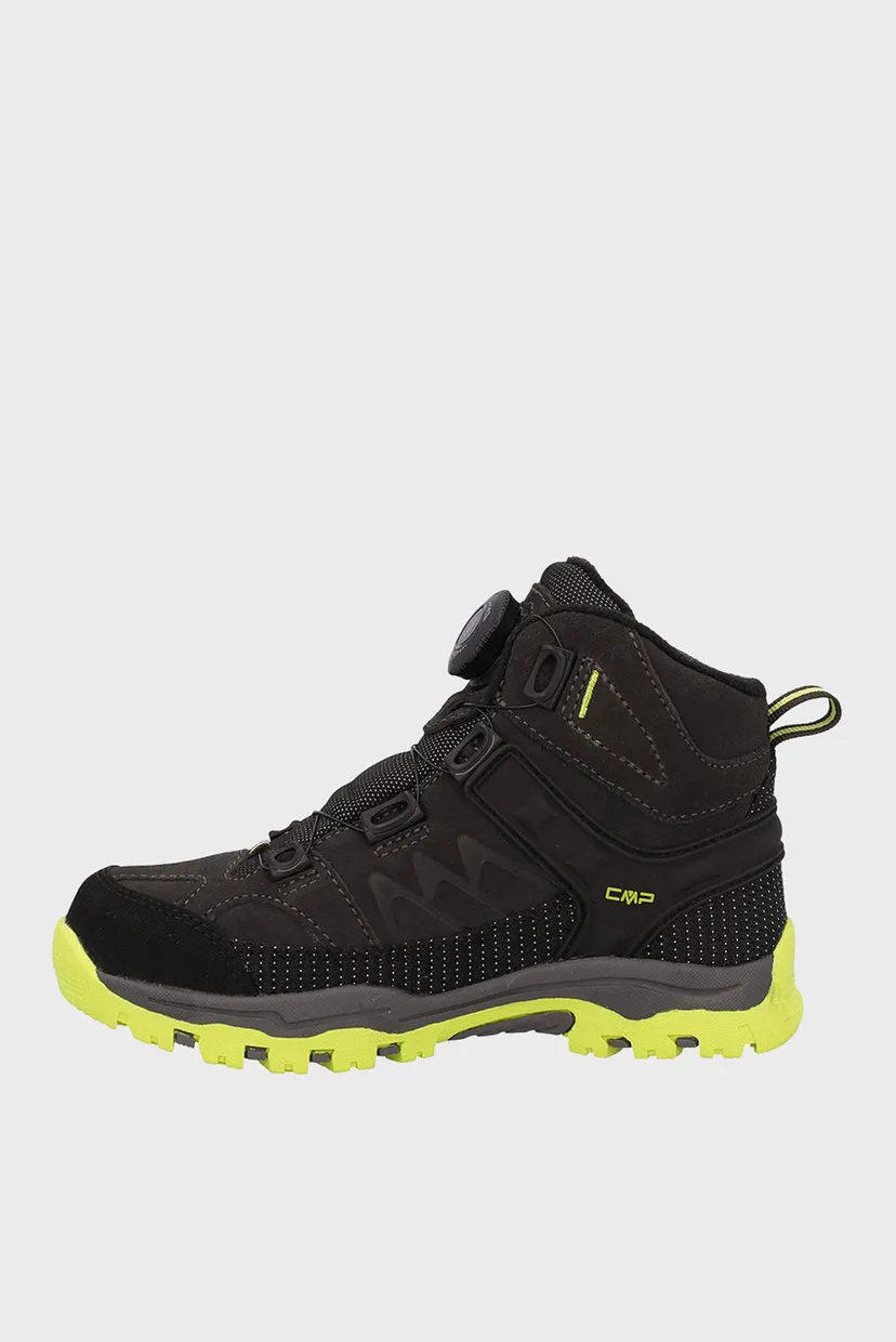 Детские черные замшевые ботинки KIRUNA MID FITGO FLEECE 4