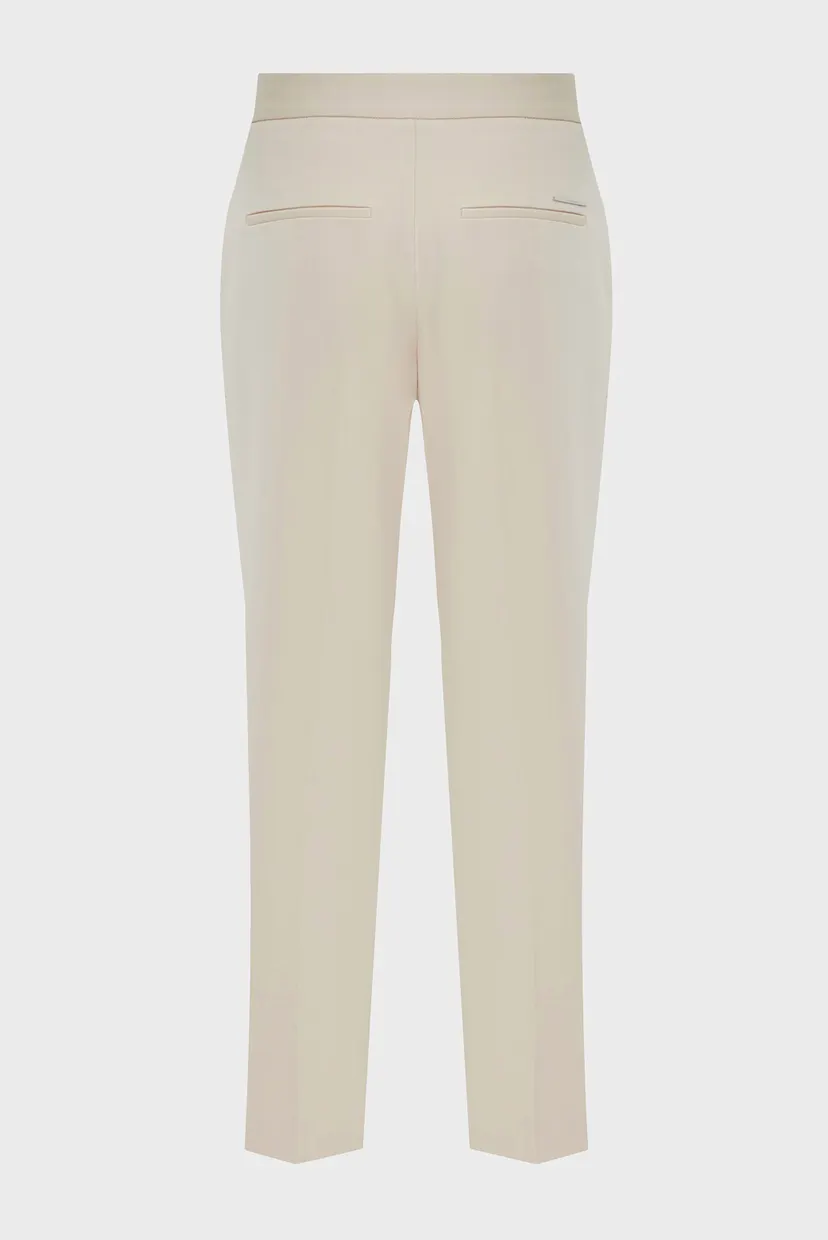 Жіночі бежеві брюки COTTON STRETCH SLIM 7