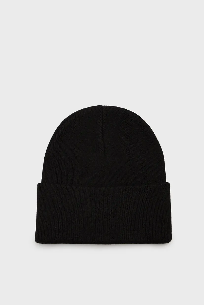Мужская черная шапка DOUBLE LAYERED BEANIE 3