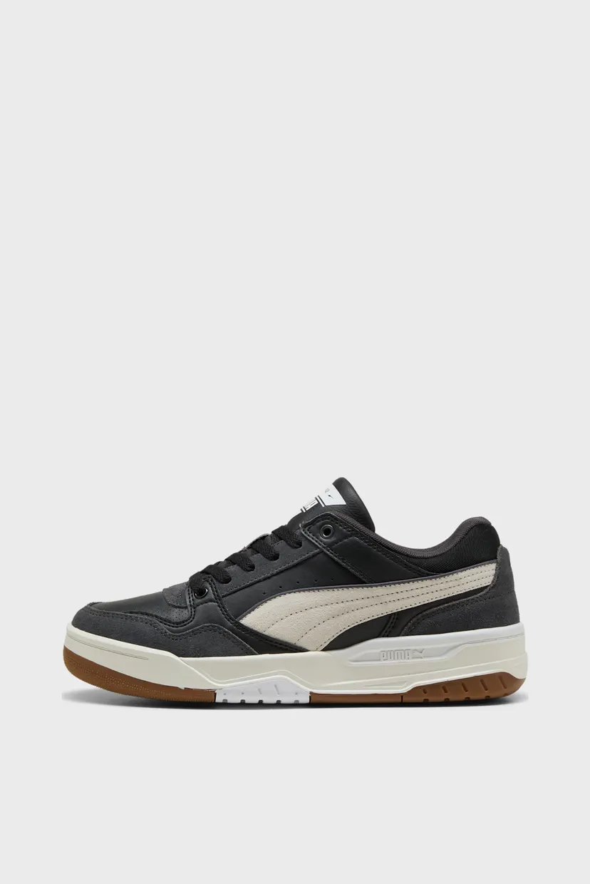 Чорні шкіряні снікерси Rebound Retro Sneakers Unisex 3