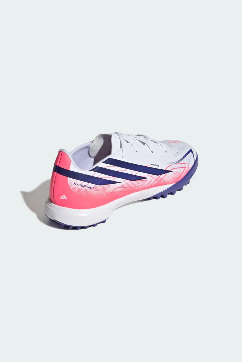 Дитячі білі сороконіжки F50 Hyperfast League Turf Football Kids 5