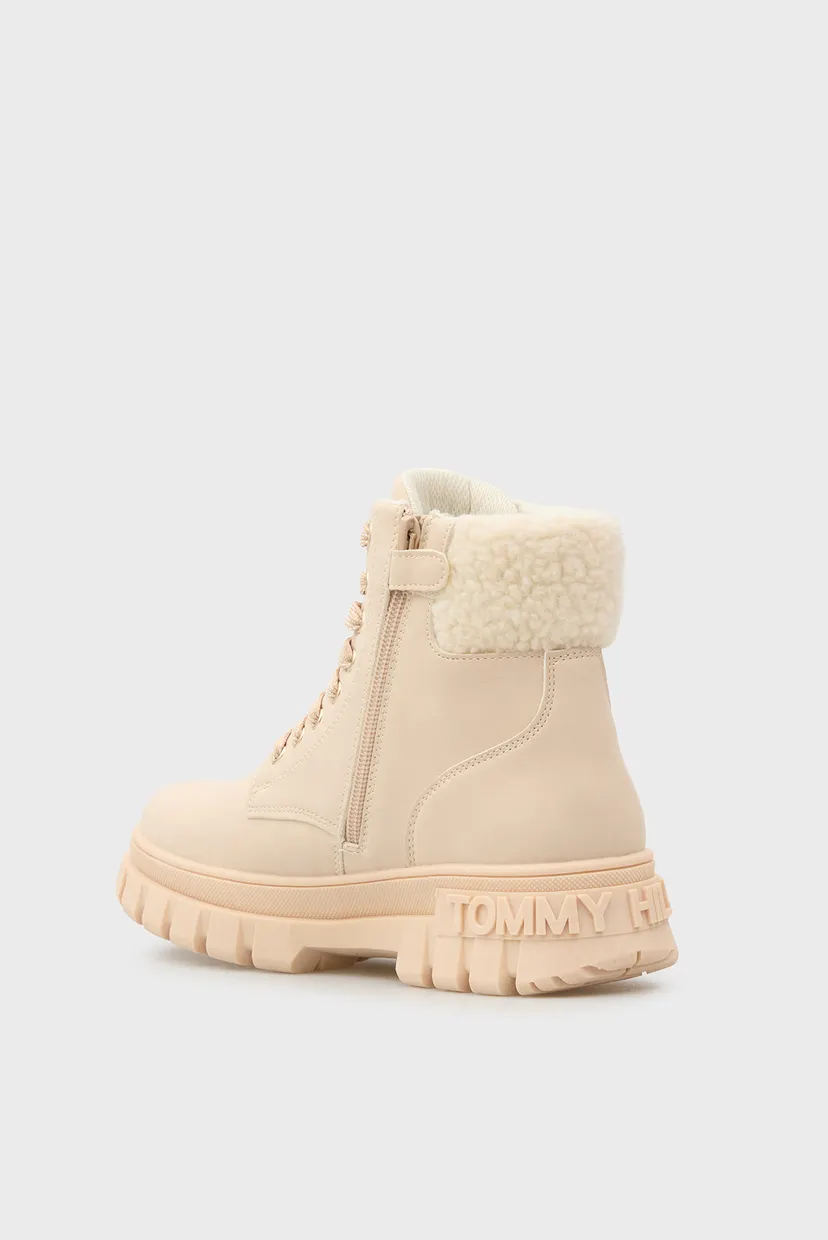 Детские бежевые ботинки LACE-UP 5