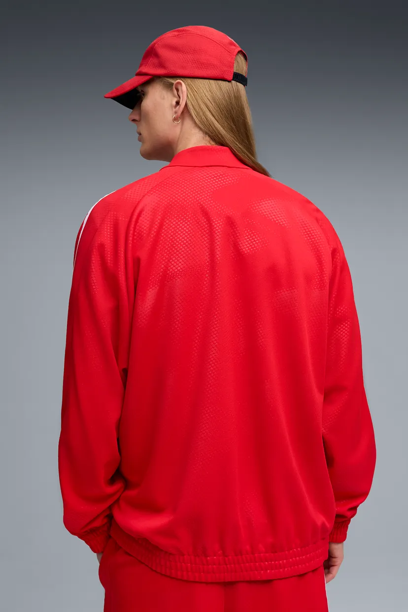 Чоловіча червона спортивна кофта Scuderia Ferrari T7 Oversized Track Jacket Men 3