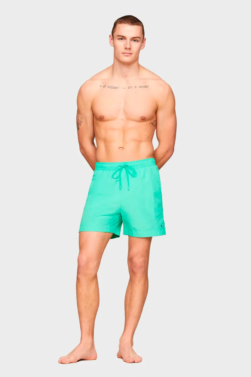 Мужские бирюзовые плавательные шорты MEDIUM DRAWSTRING 3