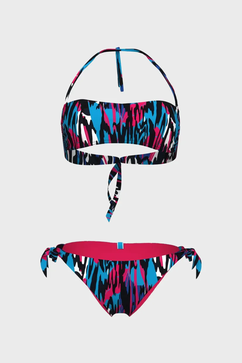 Женский купальник с узором WATER PRINTS BIKINI BANDEAU 3