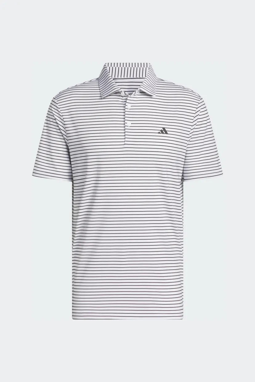 Мужское белое поло в полоску PERFORMANCE TWO-COLOR STRIPE 6