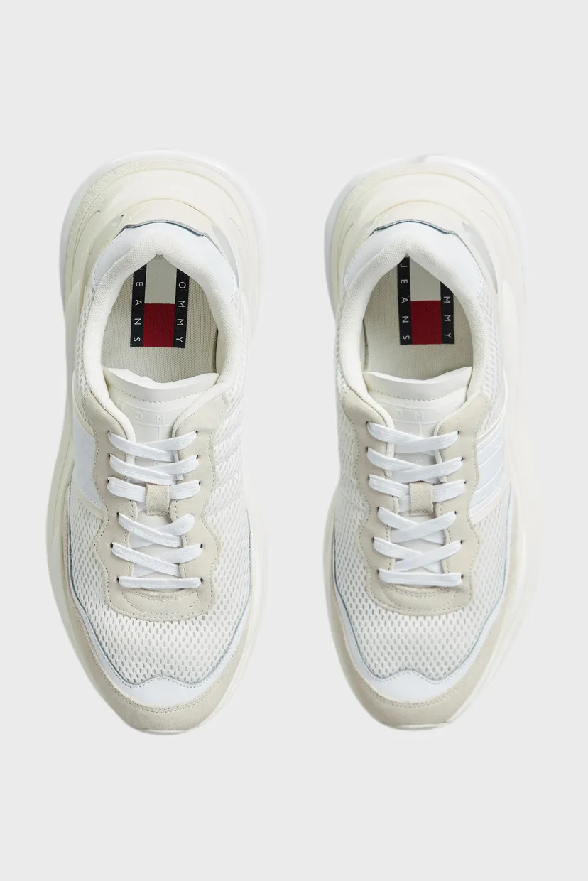 Мужские белые кроссовки TOMMY JEANS RUNNER 4