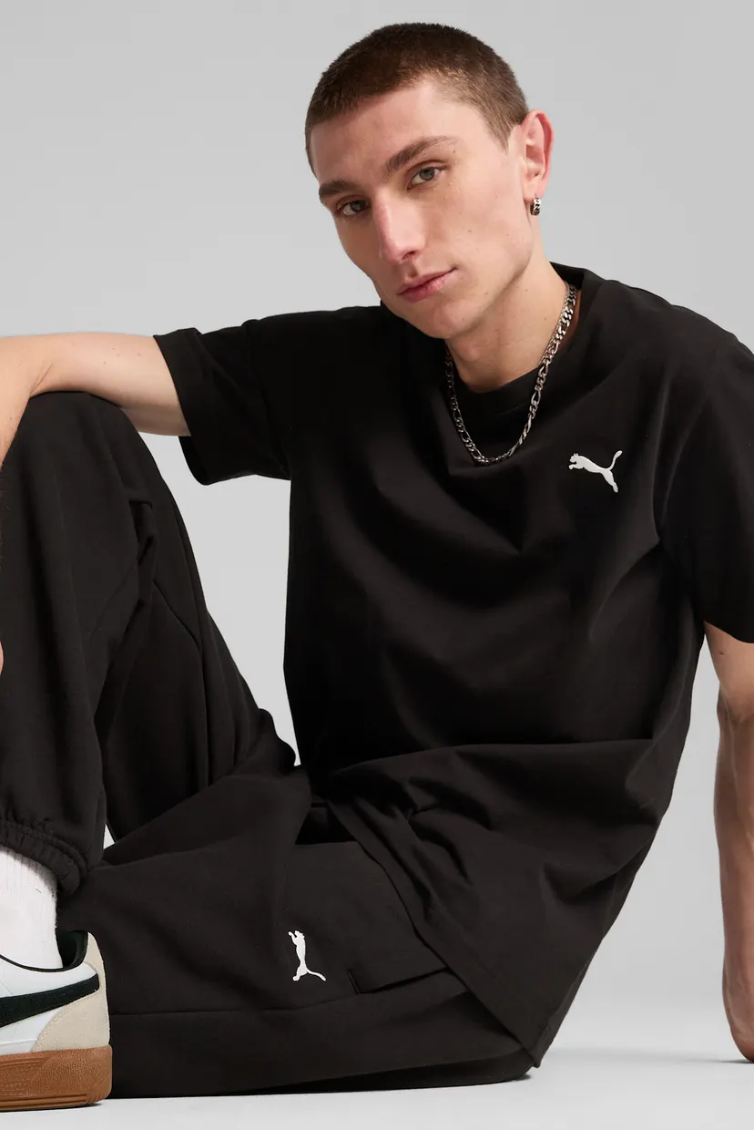 Чоловічі чорні спортивні штани Wardrobe Essentials Relaxed Sweatpants Men 4