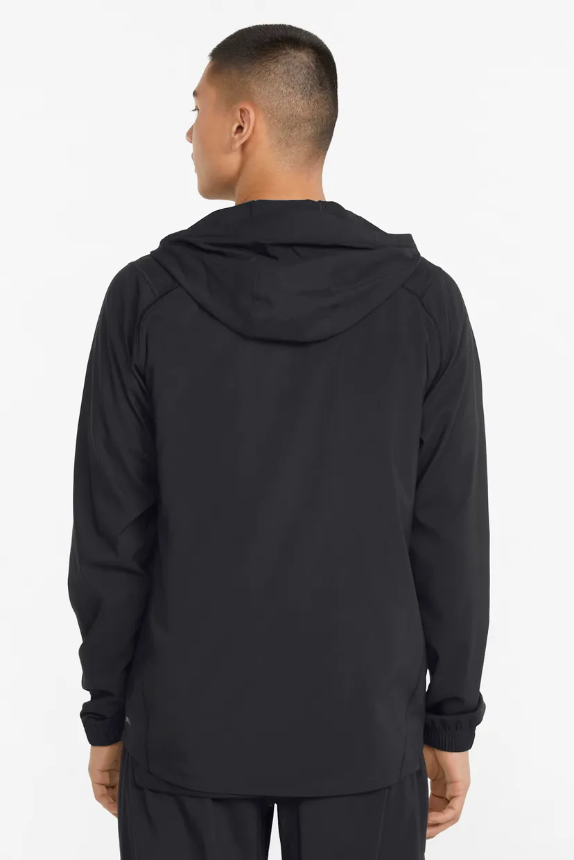 Мужское черное худи Vent Woven Men's Training Jacket PUMA 521532