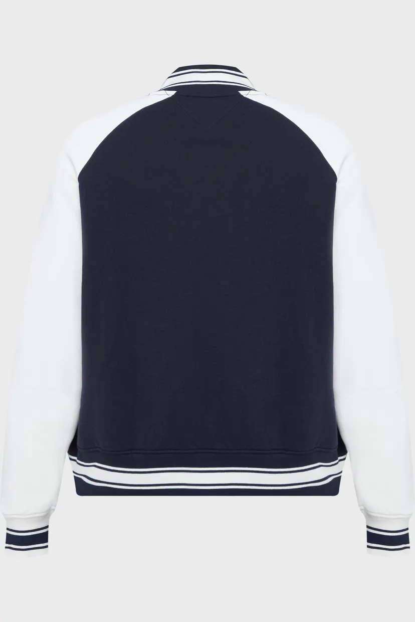 Чоловічий темно-синій бомбер TJM OVZ VARSITY BOMBER JACKET 7