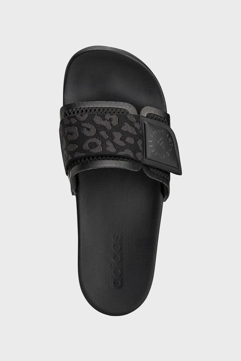 Женские черные слайдеры adidas by Stella McCartney 4