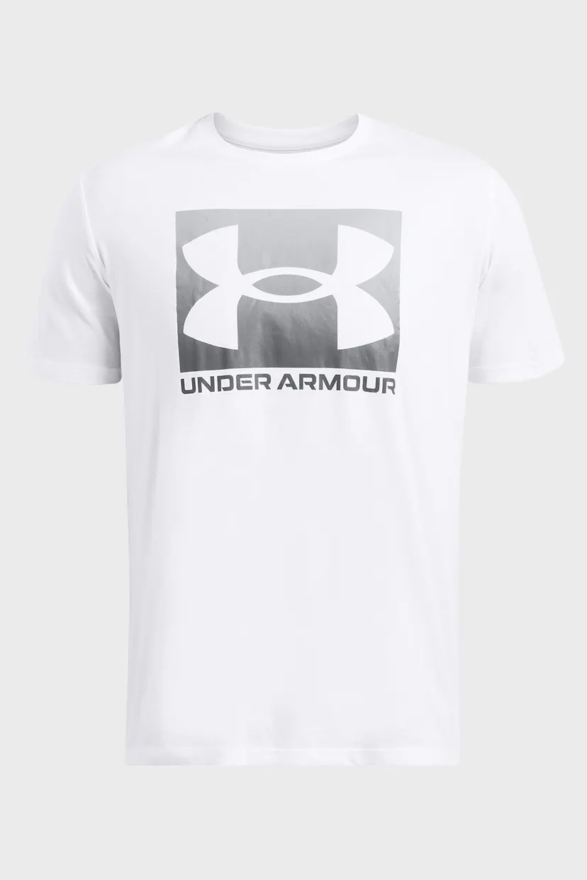 Чоловіча біла футболка UA M BOXED SPORTS UPDATED SS 3