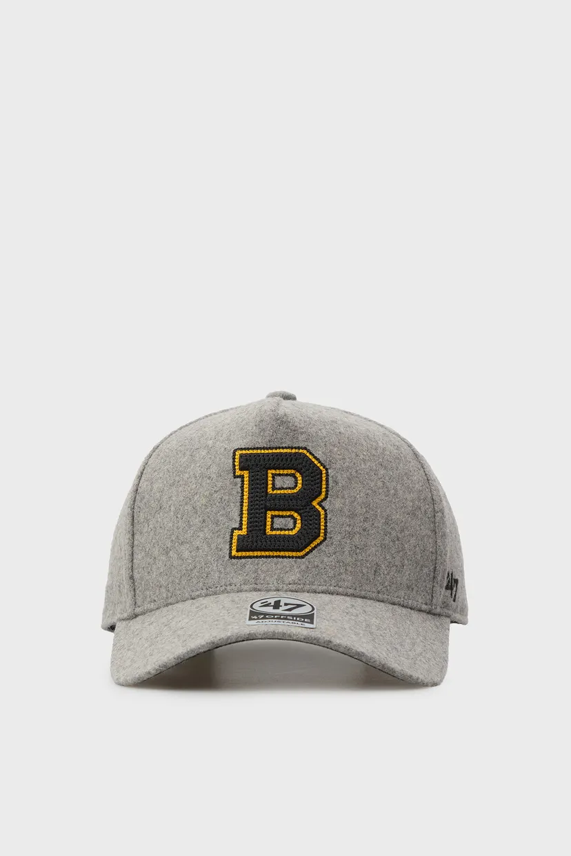 Серая шерстяная кепка BOSTON BRUINS CHAIN STITCH DT 4
