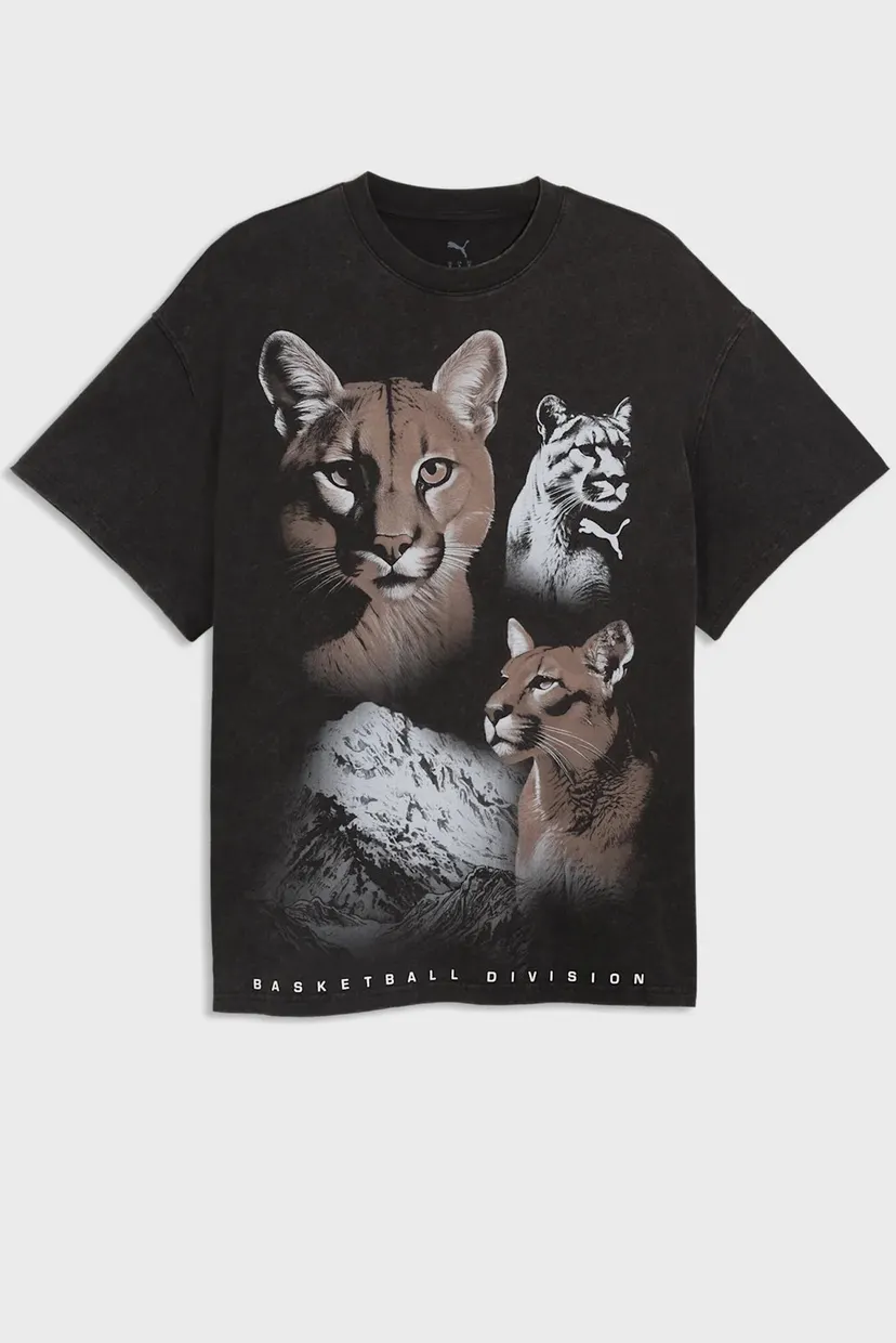 Чоловіча чорна футболка Dylan Wildcat Oversized Tee Men 4