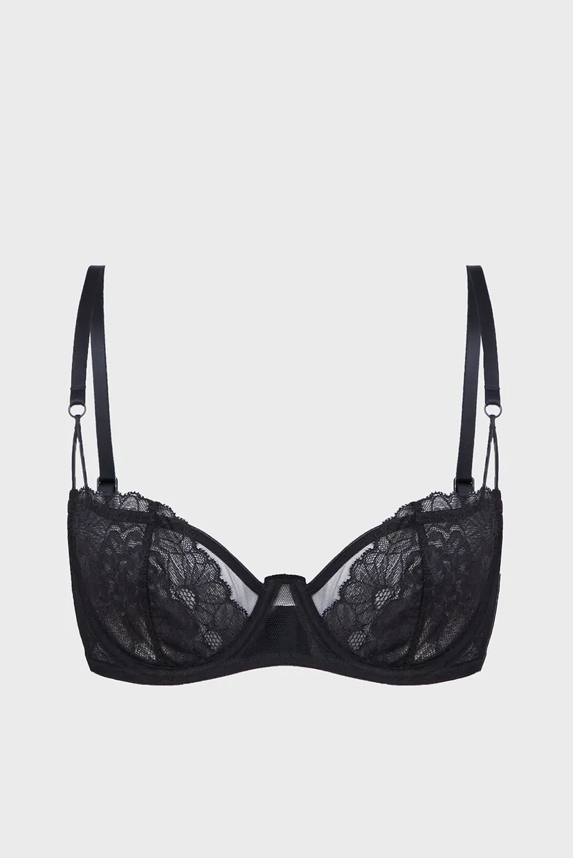 Жіночий чорний бюстгальтер UNLINED BALCONETTE 6