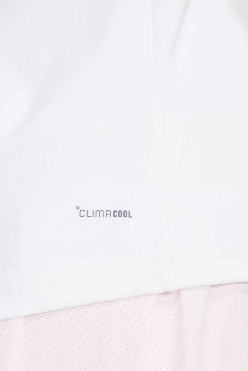 Жіноча біла футболка Club 3-Stripes Tennis Climacool 5