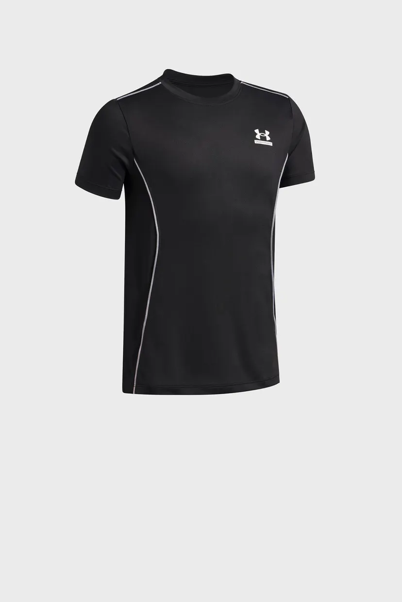 Дитяча чорна футболка UA Tech Sport SS 3