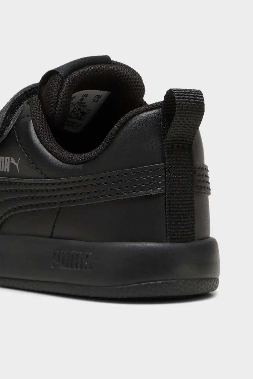 Детские черные сникерсы Courtflex V3 Sneakers Toddlers 6