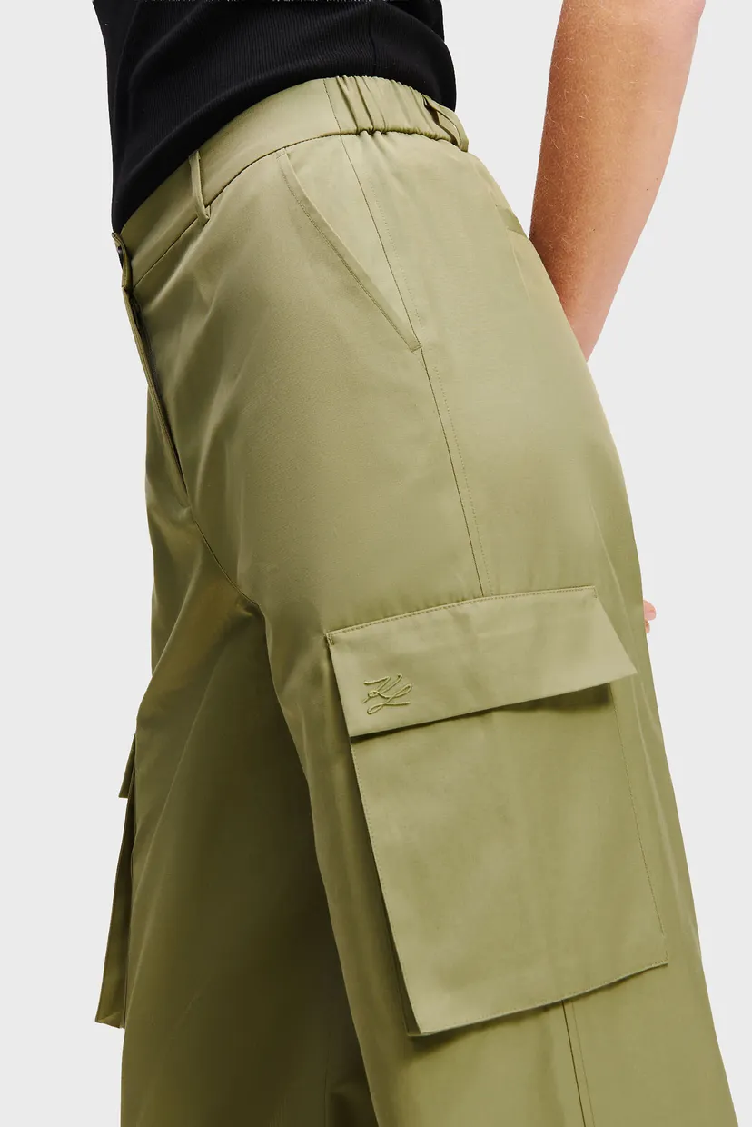Женские оливковые карго CARGO PANTS 4
