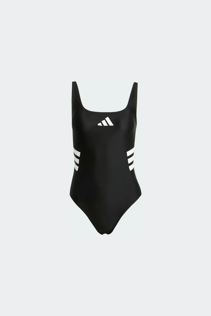 Жіночий чорний купальник 3-Stripes U-back 6