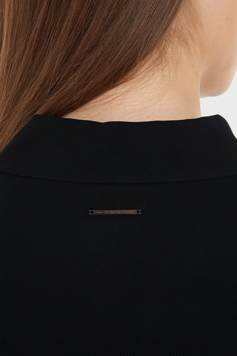Жіноча чорна блуза GEORGETTE CUT OUT BLOUSE 3