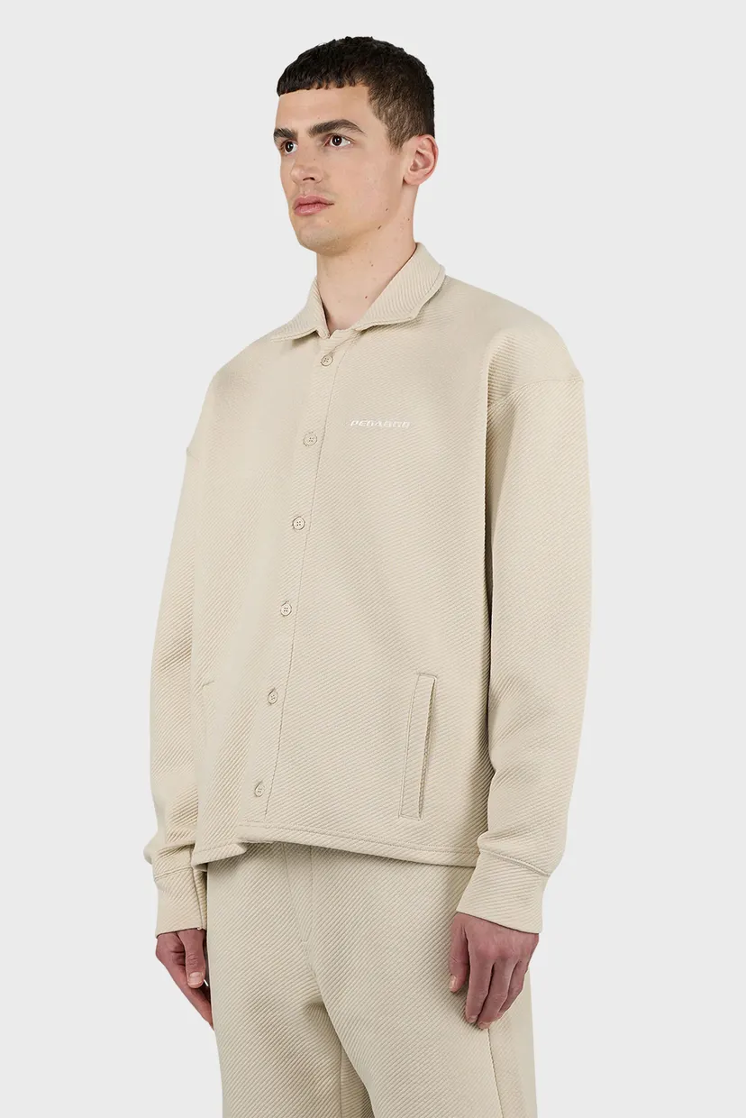 Чоловіча бежева сорочка Tate Structured Overshirt 3