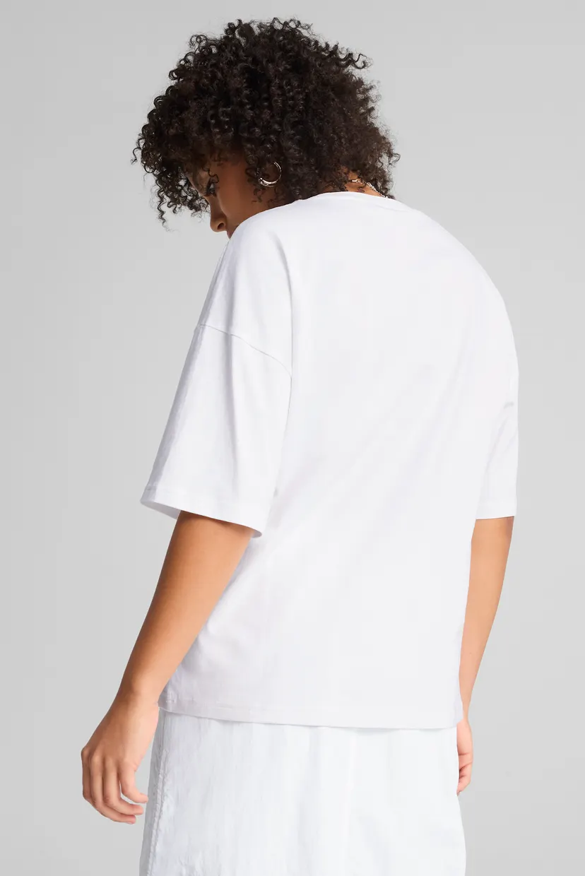 Жіноча біла футболка WARDROBE ESS Oversized Tee Women 3
