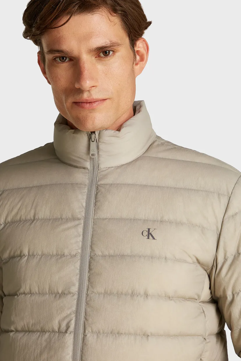 Чоловічий бежевий пуховик UL DOWN JACKET 4