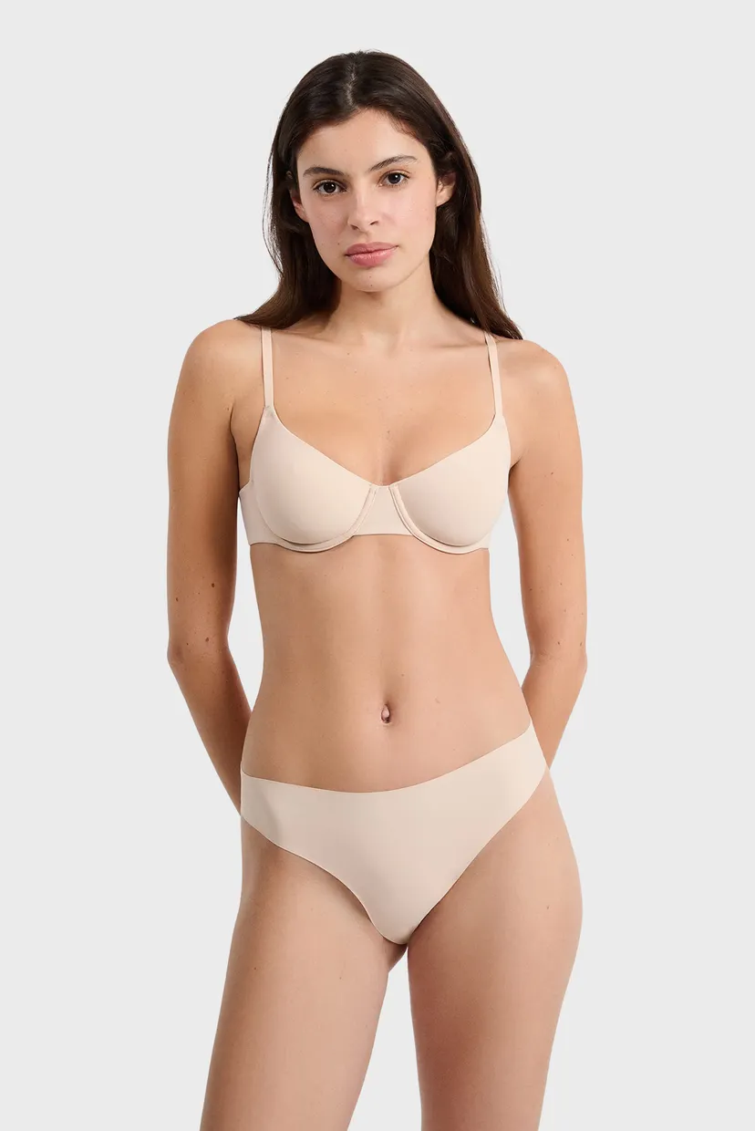 Жіночий бежевий бюстгальтер з м'якою чашкою PURE FIT WE CARE 4