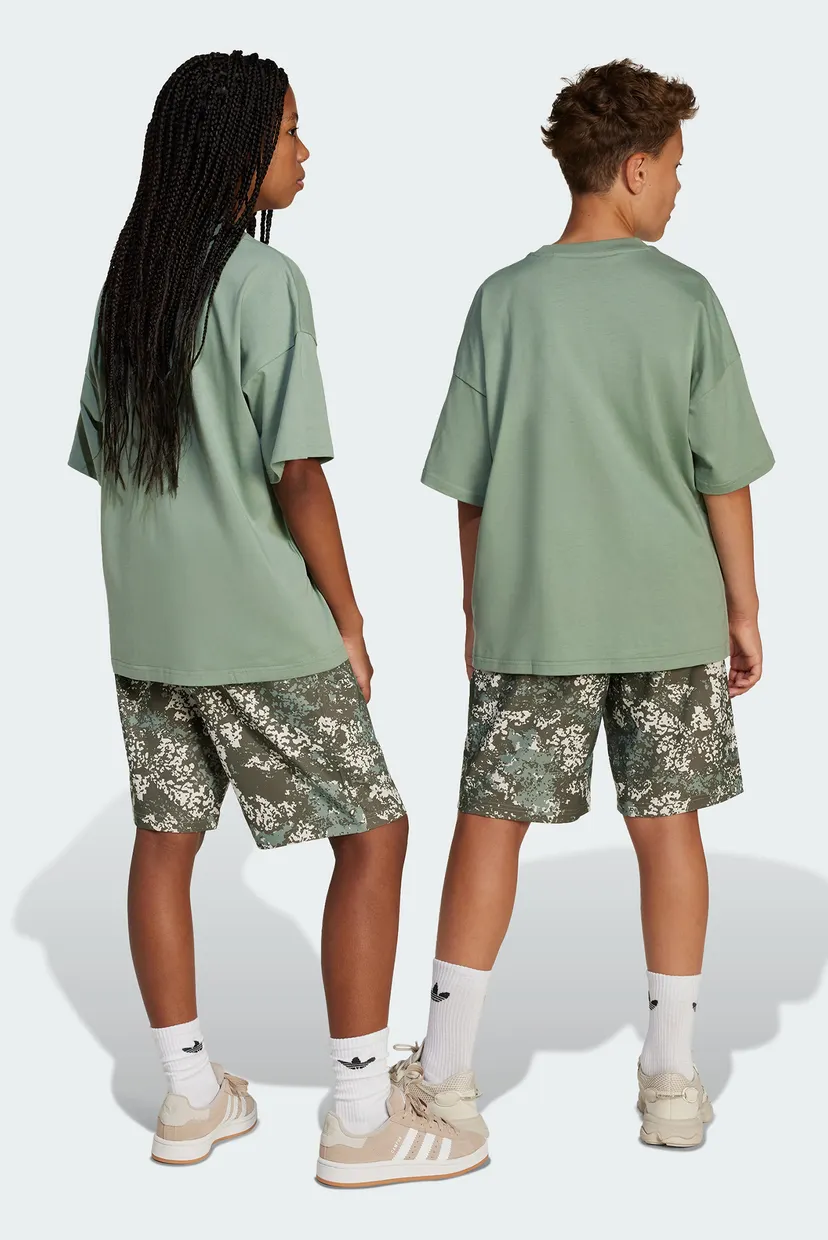 Дитячі оливкові камуфляжні шорти Long adidas JJ0280 — MD-Fashion