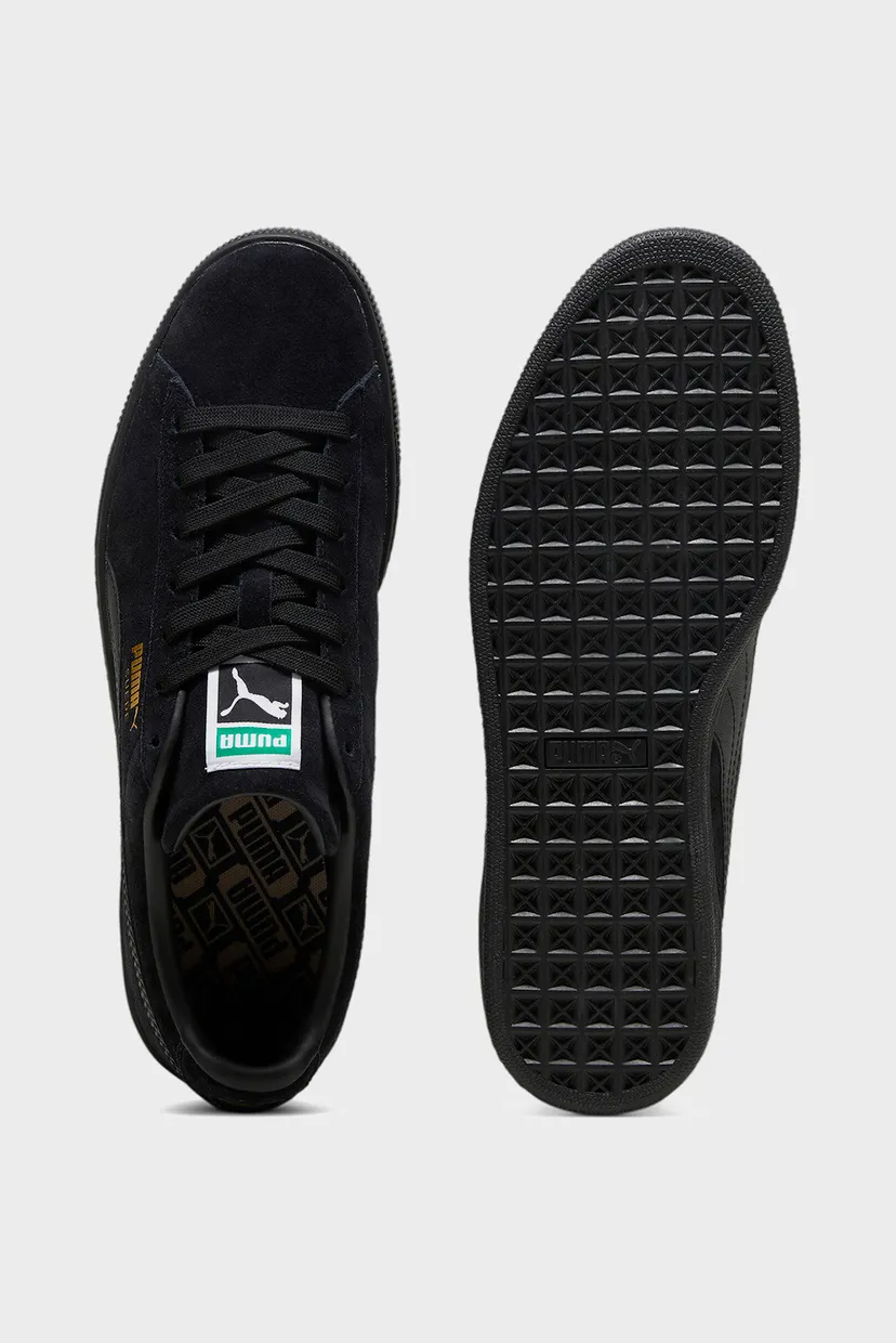 Черные замшевые сникерсы Suede Classic Sneakers Unisex 4