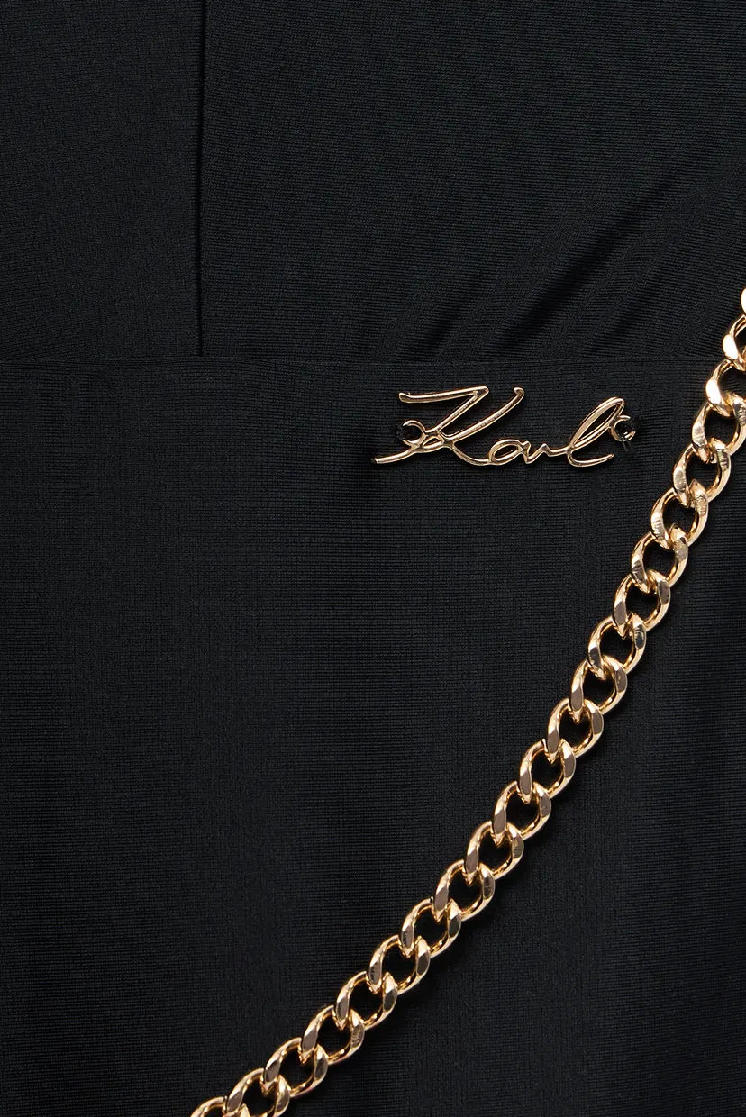 Женский черный купальник CHAIN BELT CHEEKY 3