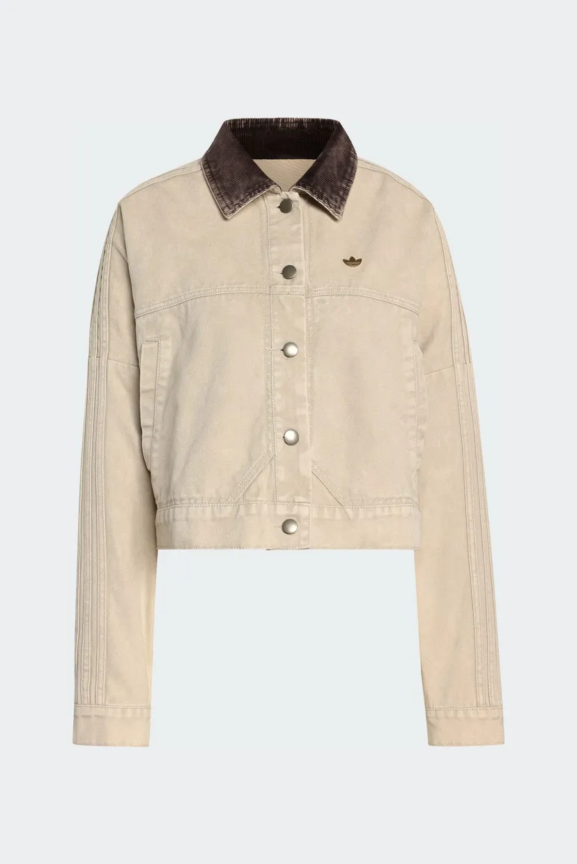 Жіноча бежева куртка CANVAS TRACKTOP 6