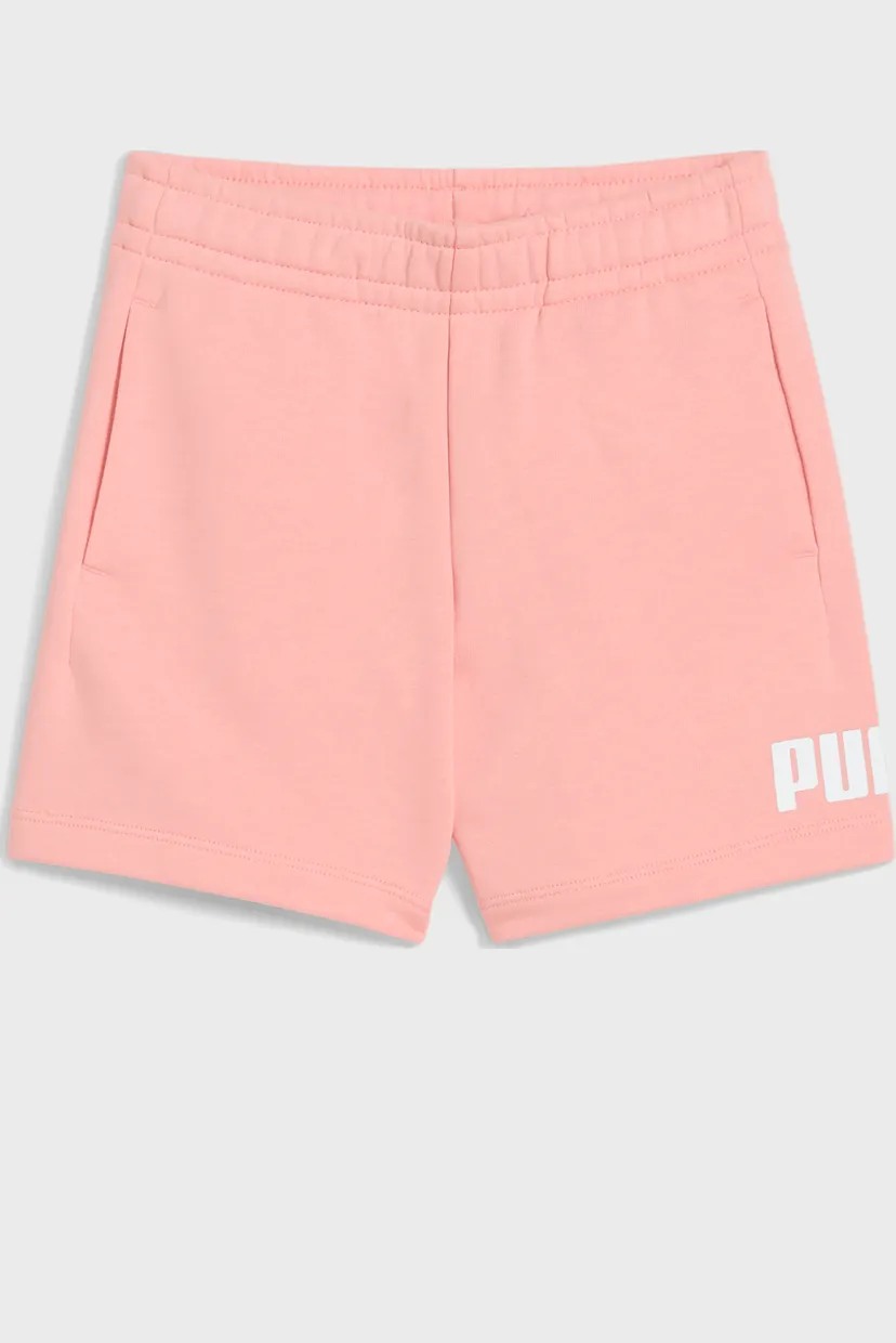 Детские розовые шорты ESS No. 1 Logo Shorts Kids 4