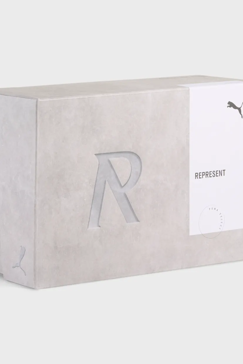 Белые кожаные сникерсы PUMA x REPRESENT Majesty Sneakers Unisex 9
