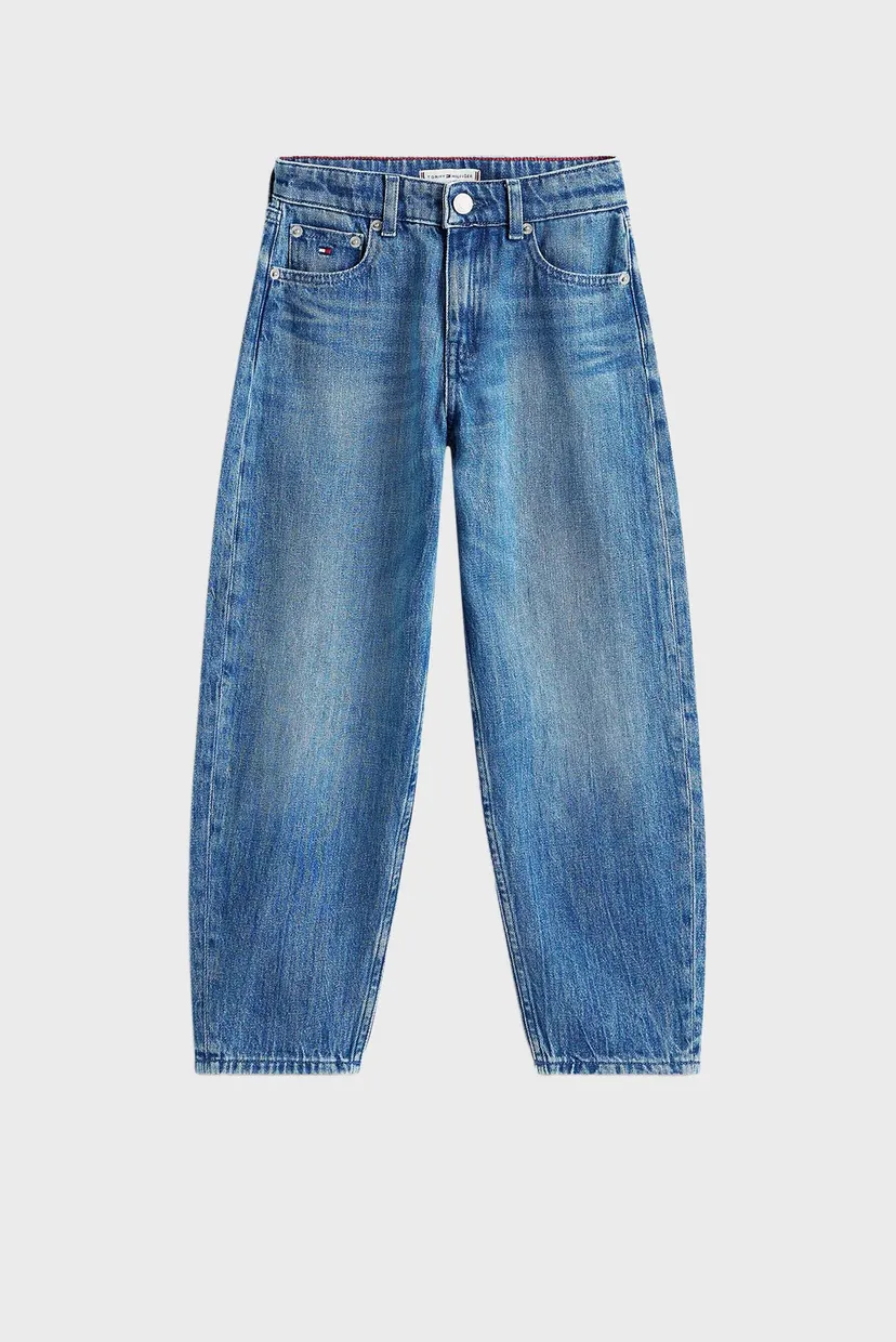 Дитячі сині джинси BARREL WASHED 5