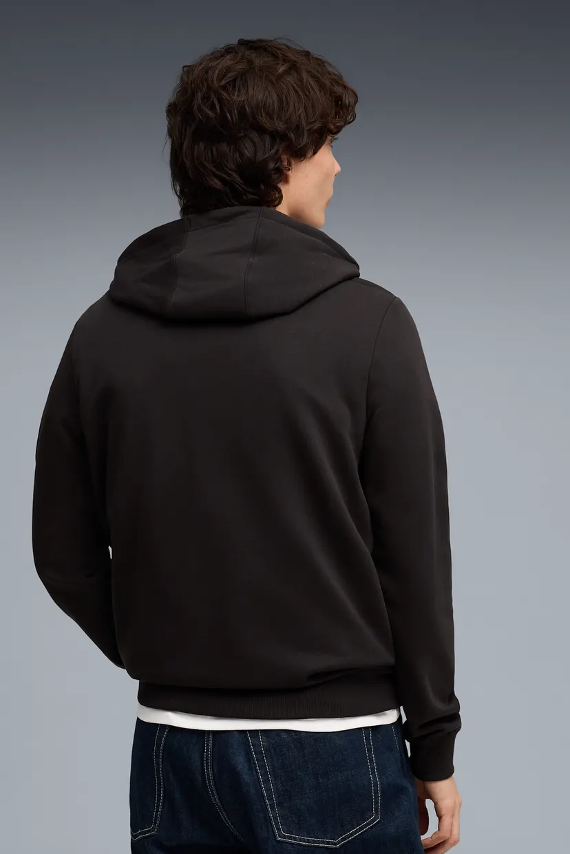 Мужское черное худи PUMA x ASTON MARTIN ARAMCO F1® TEAM Essentials Hoodie Men 3