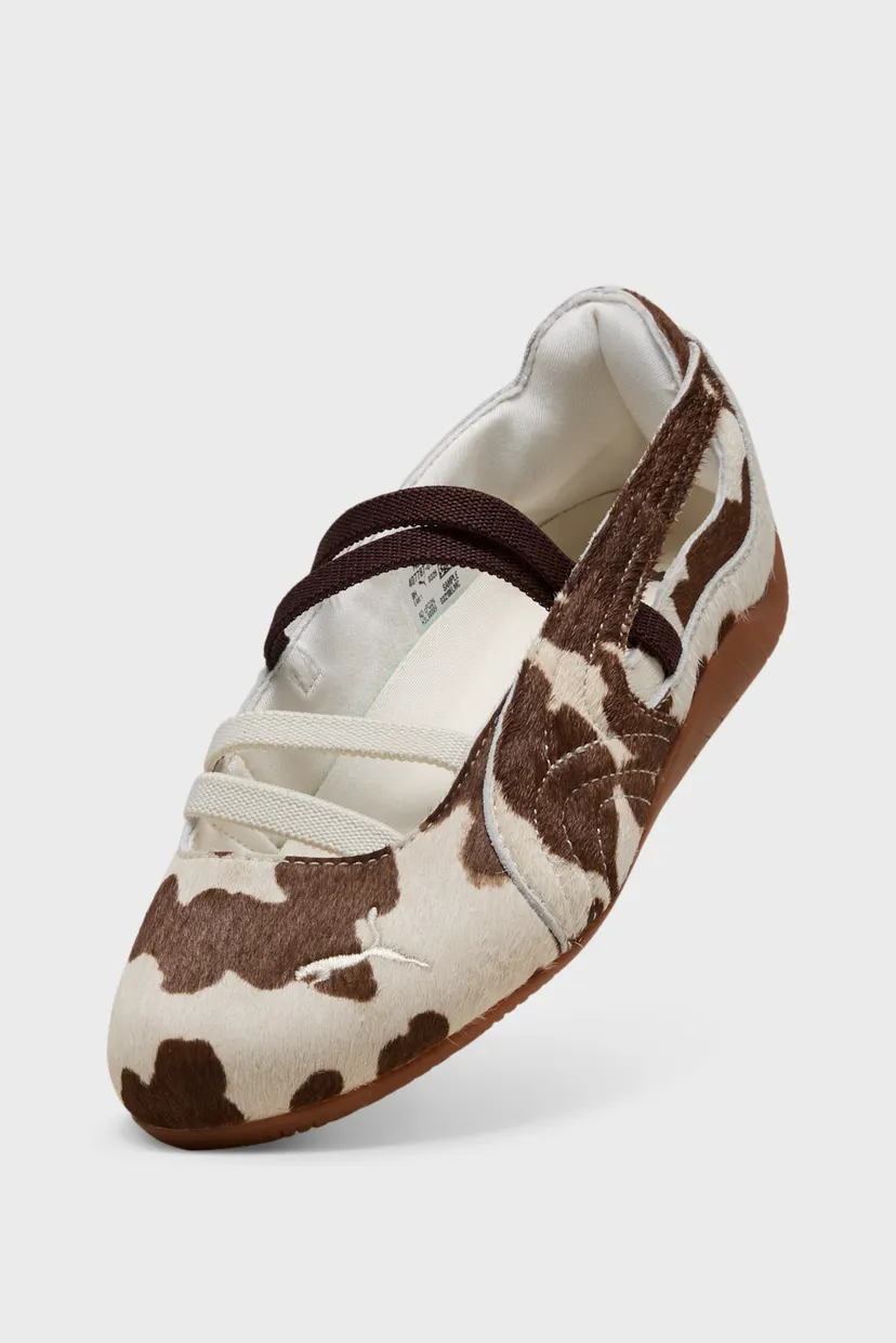 Жіночі коричневі балетки Speedcat Ballet Cow Print Sneakers Women 5