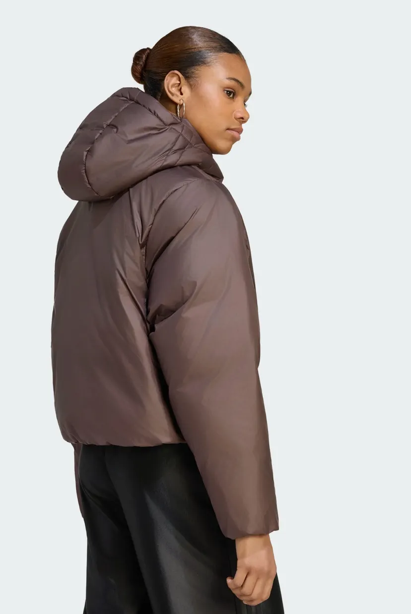 Женская коричневая куртка ESS DOWN HOODED 3