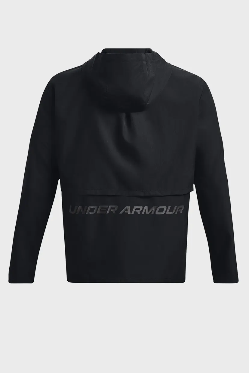 Чоловіча чорна вітровка UA STORM RUN HOODED JACKET 6