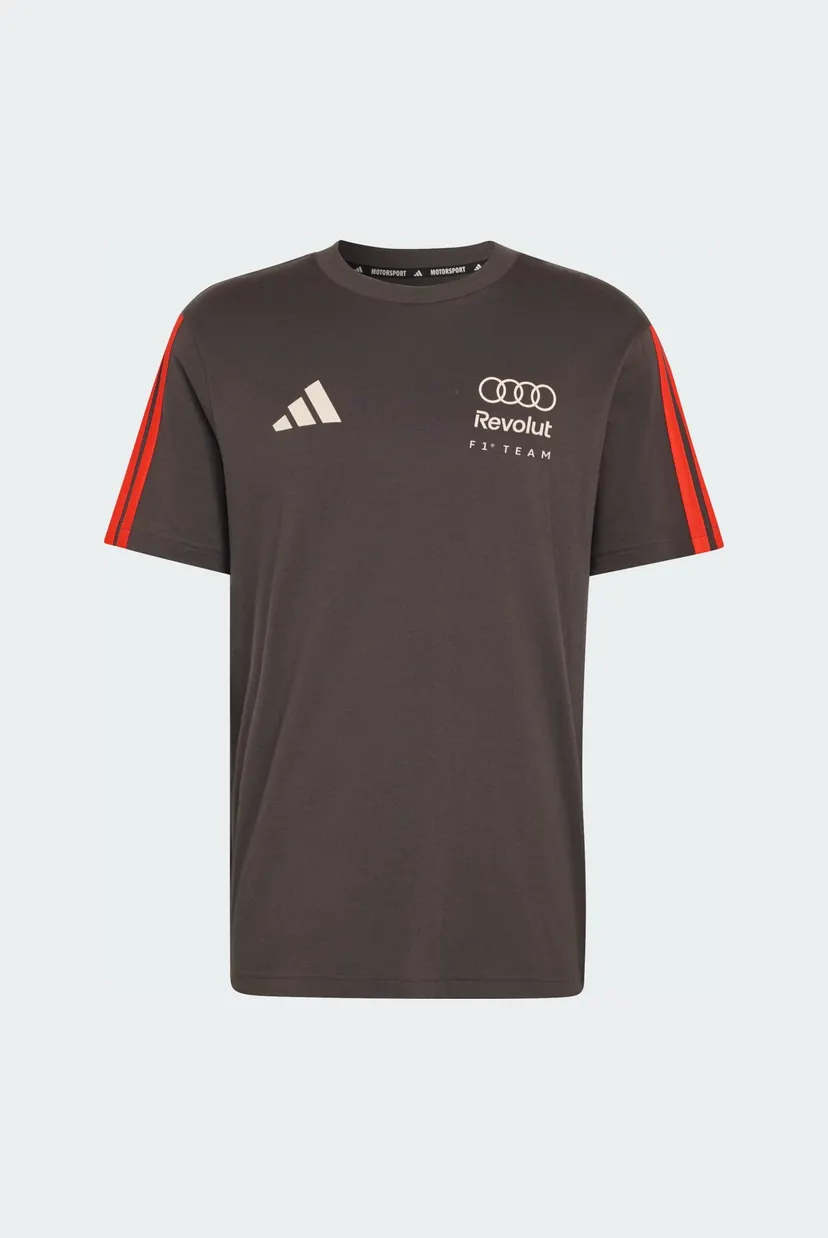 Чоловіча чорна футболка AUDI FORMULA ONE TEAM DNA 6