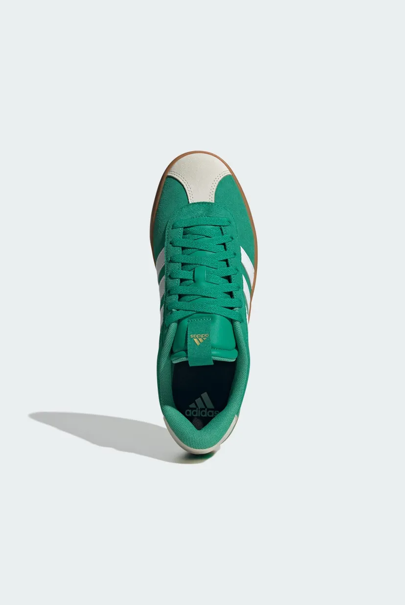Чоловічі зелені замшеві снікерси VL Court 3.0 adidas JP5285 — MD