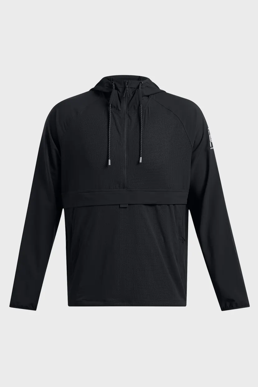 Чоловічий чорний анорак UA RUN ANYWHERE ANORAK 3