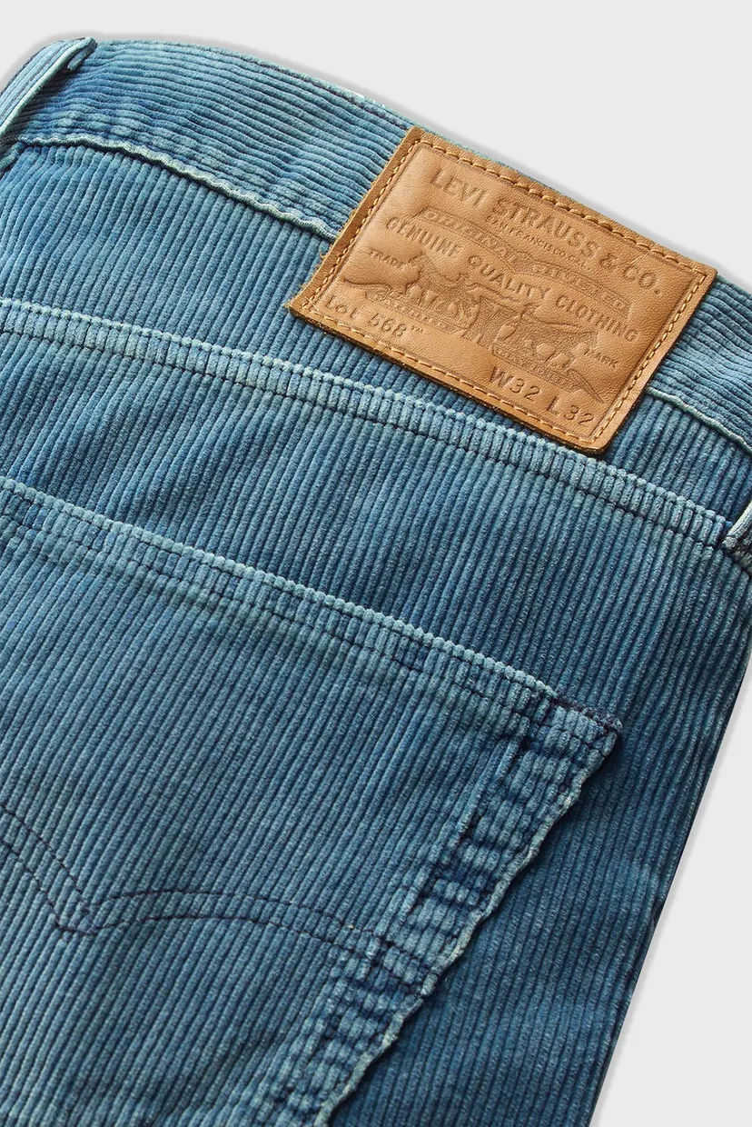 Мужские голубые вельветовые джинсы 568™ Loose Straight Corduroy 6