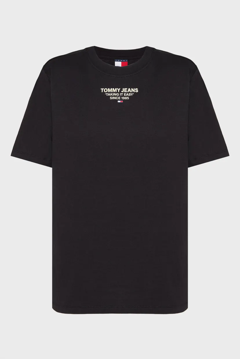 Жіноча чорна футболка FLOWERS TEE 6